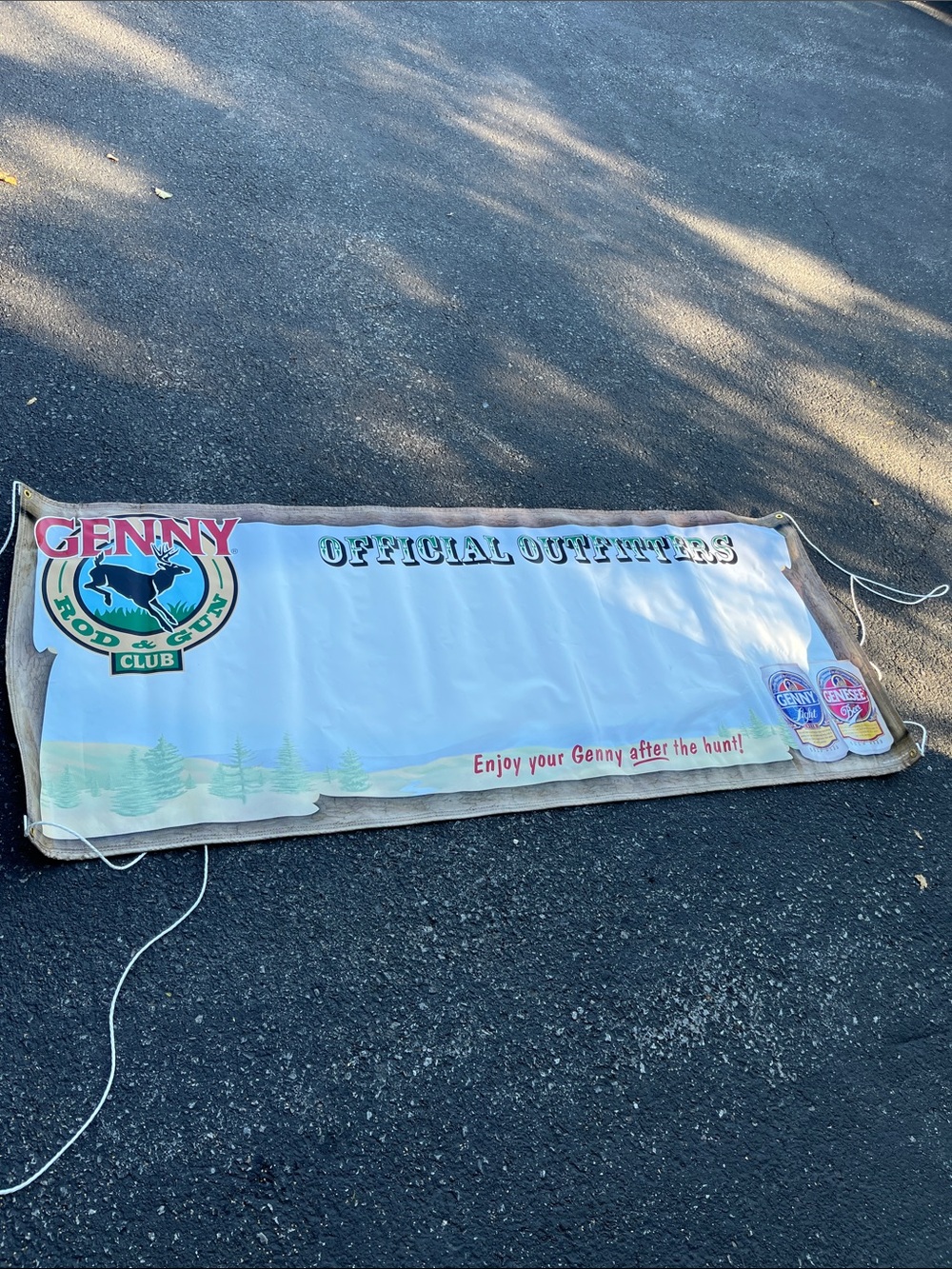 Genny Light Vinyl Banner 30”x72”